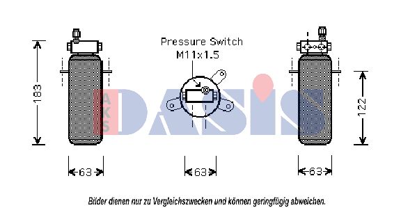 AKS DASIS Sausinātājs, Kondicionieris 801300N